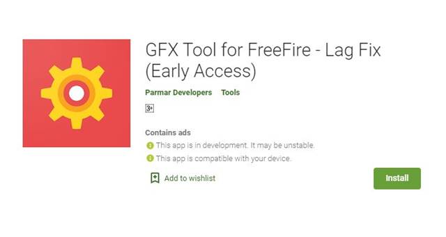 GFX Tool for free fire lag fix