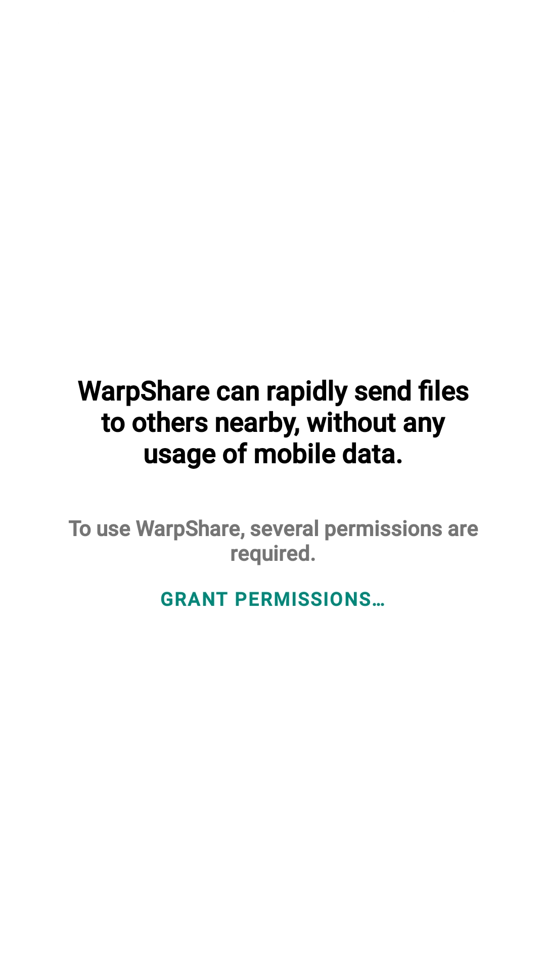 warpshare application